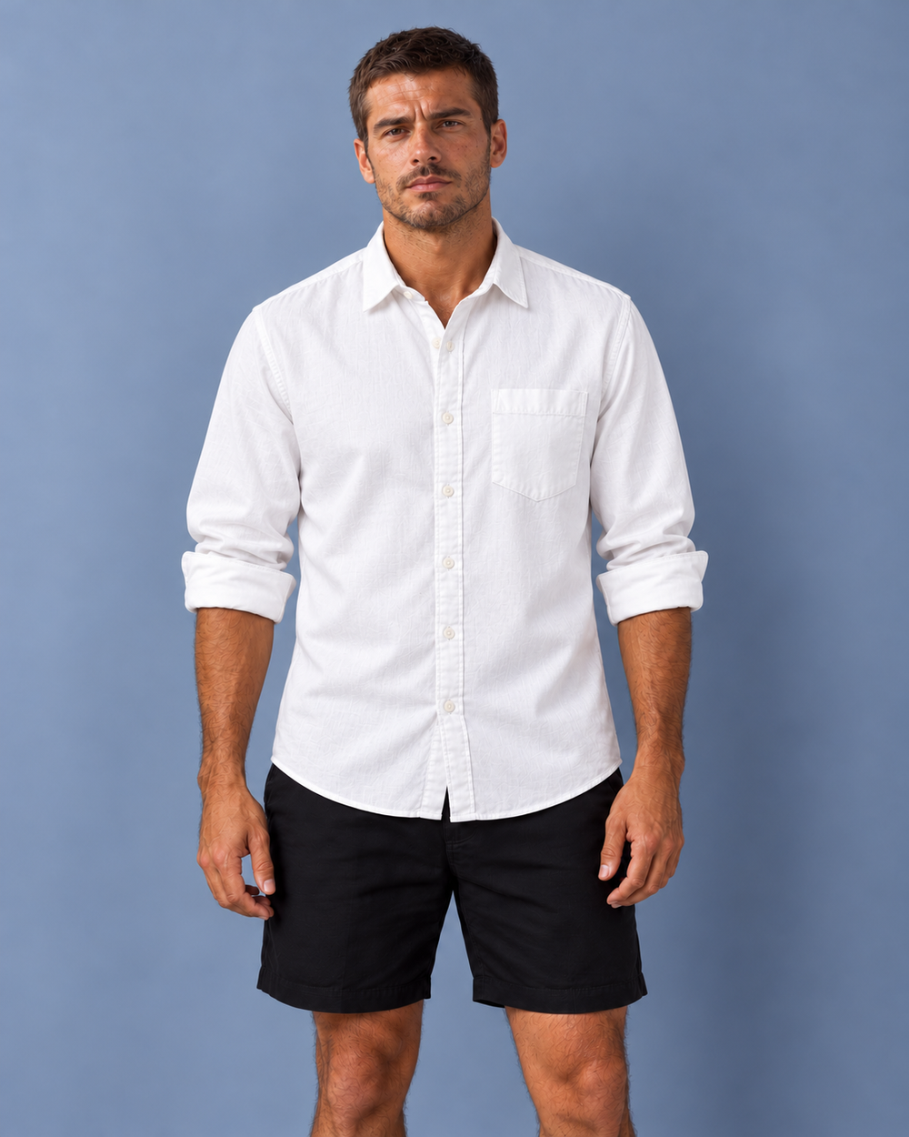 Camisa de Linho Manga Longa Antibes